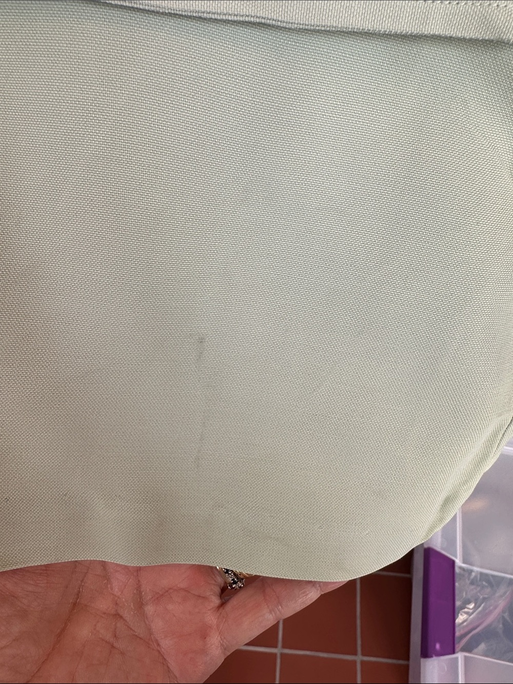 Vtg 50s/60s Bobbie Brooks Weather Match Light Sage Green Button-Front Blazer - Picture 10 of 12